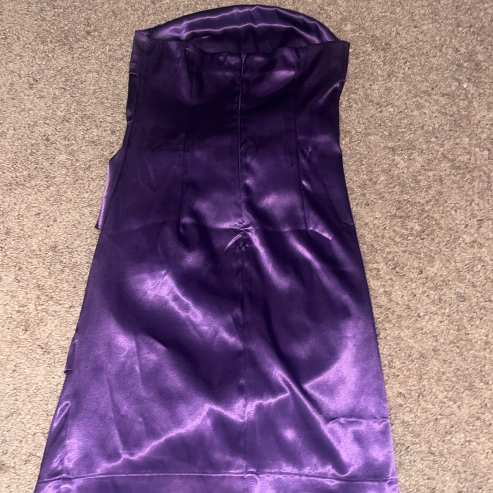 purple mini dress - Picture 2 of 5